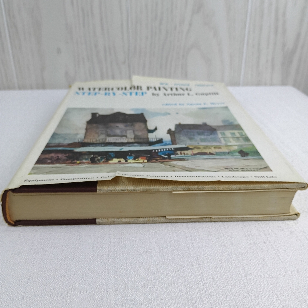 Watercolor Painting Step-by-Step by Arthur L. Guptill hard back book - Picture 2 of 12